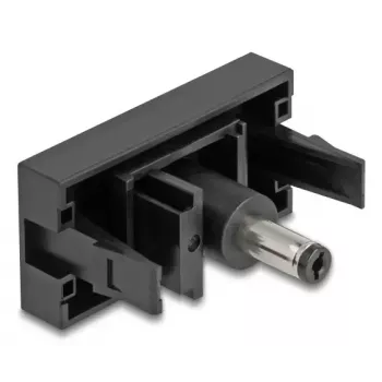 DeLOCK Easy 45 socket-outlet DC Black Female Male 45mm