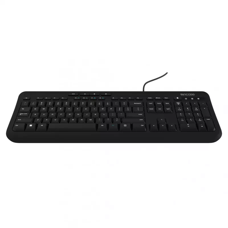 Incase Designed by Microsoft Wired 600 keyboard Universal USB QWERTY German Black