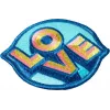 Badge LAUT MAGMOJI Aqua/Yellow fabric plush badge, 1 pc