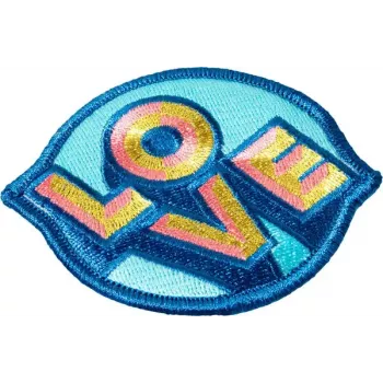 Badge LAUT MAGMOJI Aqua/Yellow fabric plush badge, 1 pc