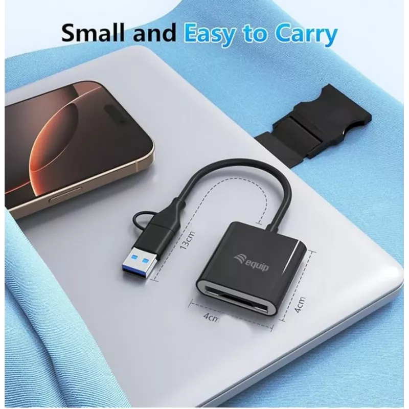 Card Reader Equip 245461 USB 3.2 Gen 2 Type-C Black CFexpress 2.0