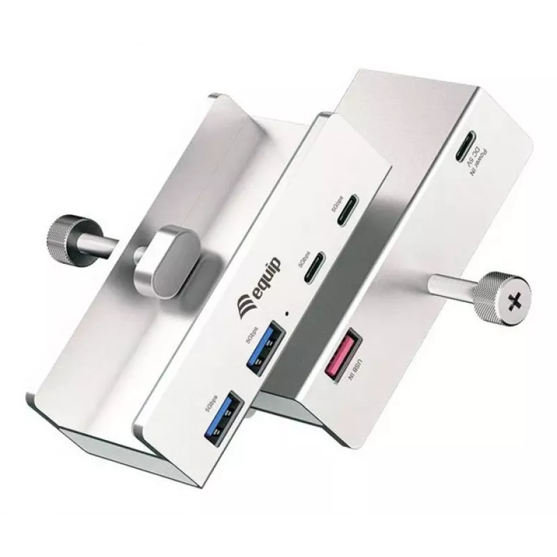 Equip 128967 interface hub USB 3.2 Gen 1 (3.1 Gen 1) Type-A 5000 Mbit/s Aluminium
