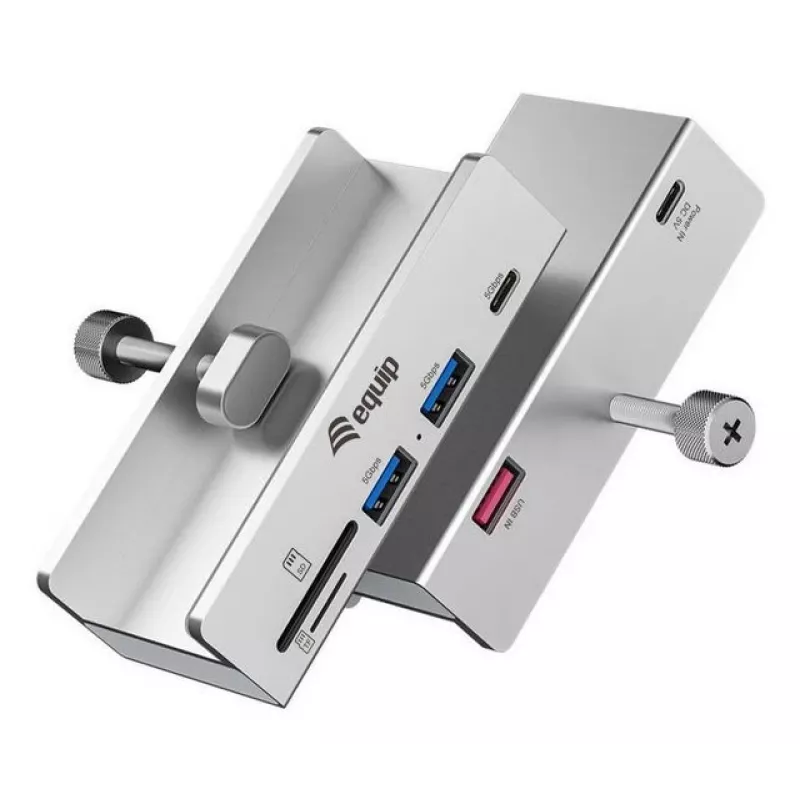 Equip 128968 interface hub USB 3.2 Gen 1 (3.1 Gen 1) Type-A 5000 Mbit/s Aluminium
