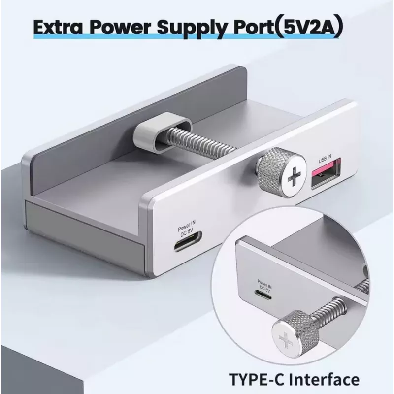 Equip 128968 interface hub USB 3.2 Gen 1 (3.1 Gen 1) Type-A 5000 Mbit/s Aluminium
