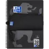 Soft pencil case Oxford 400183590 Black 220x70x90 mm