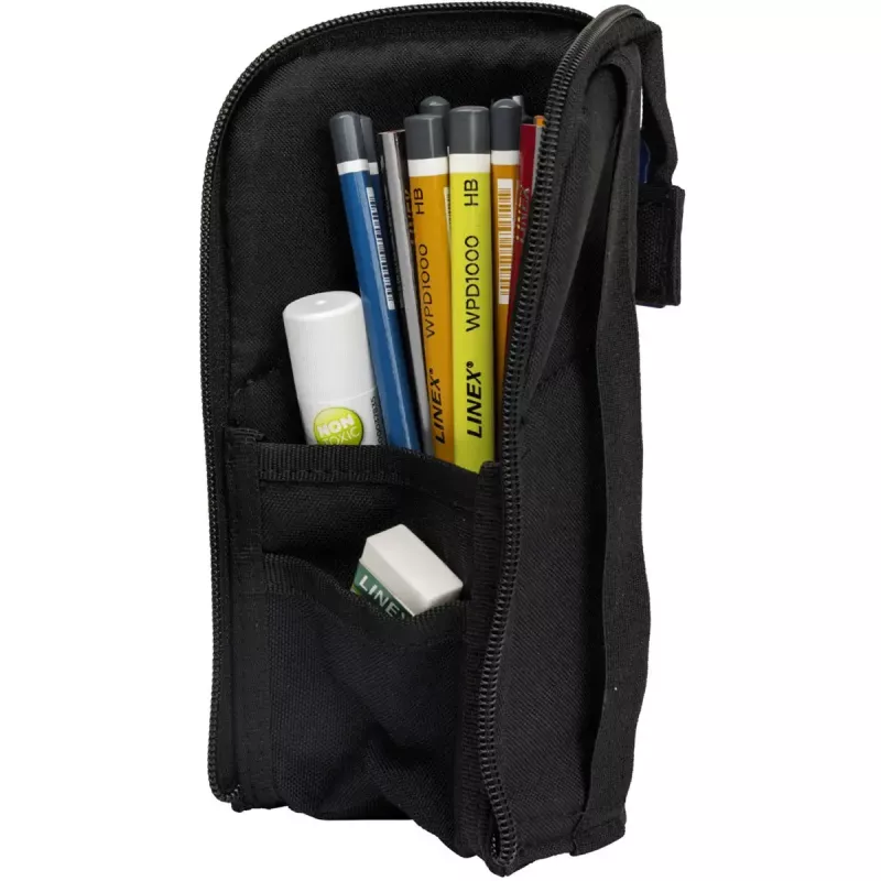 Soft pencil case Oxford 400183590 Black 220x70x90 mm