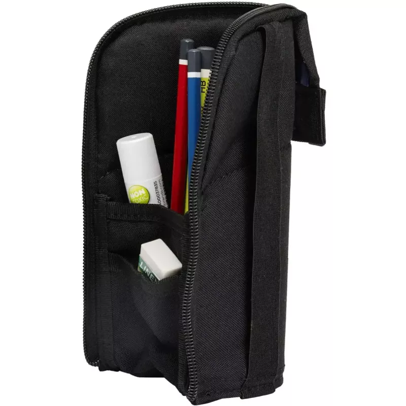 Soft pencil case Oxford 400183590 Black 220x70x90 mm