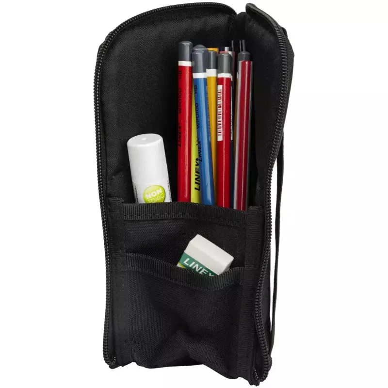Soft pencil case Oxford 400183590 Black 220x70x90 mm