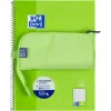 Soft pencil case Oxford 400183591 Green 220x70x90 mm