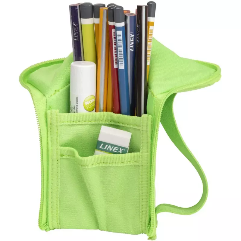 Soft pencil case Oxford 400183591 Green 220x70x90 mm