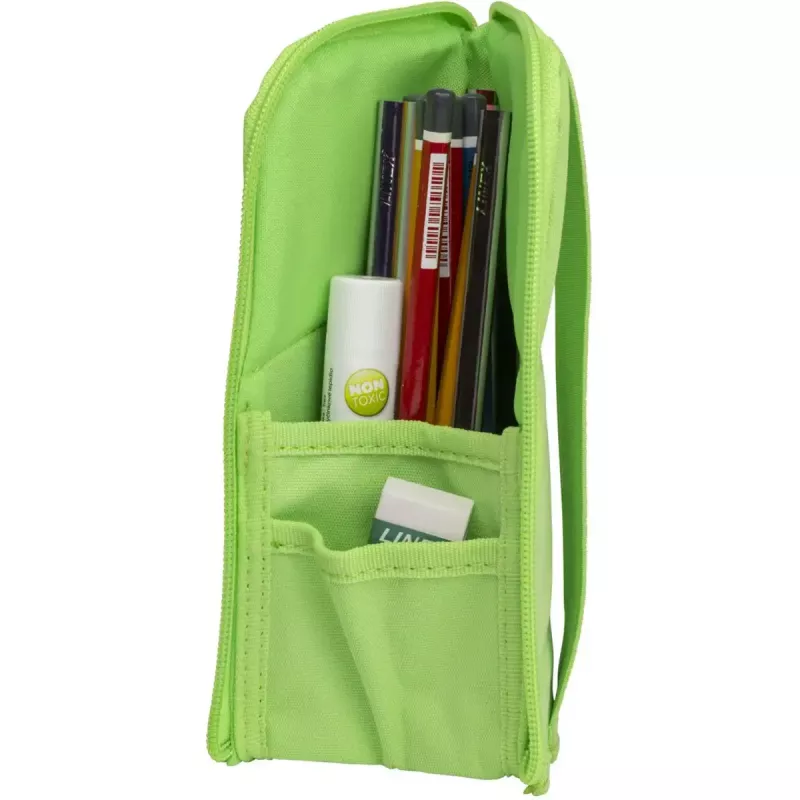 Soft pencil case Oxford 400183591 Green 220x70x90 mm