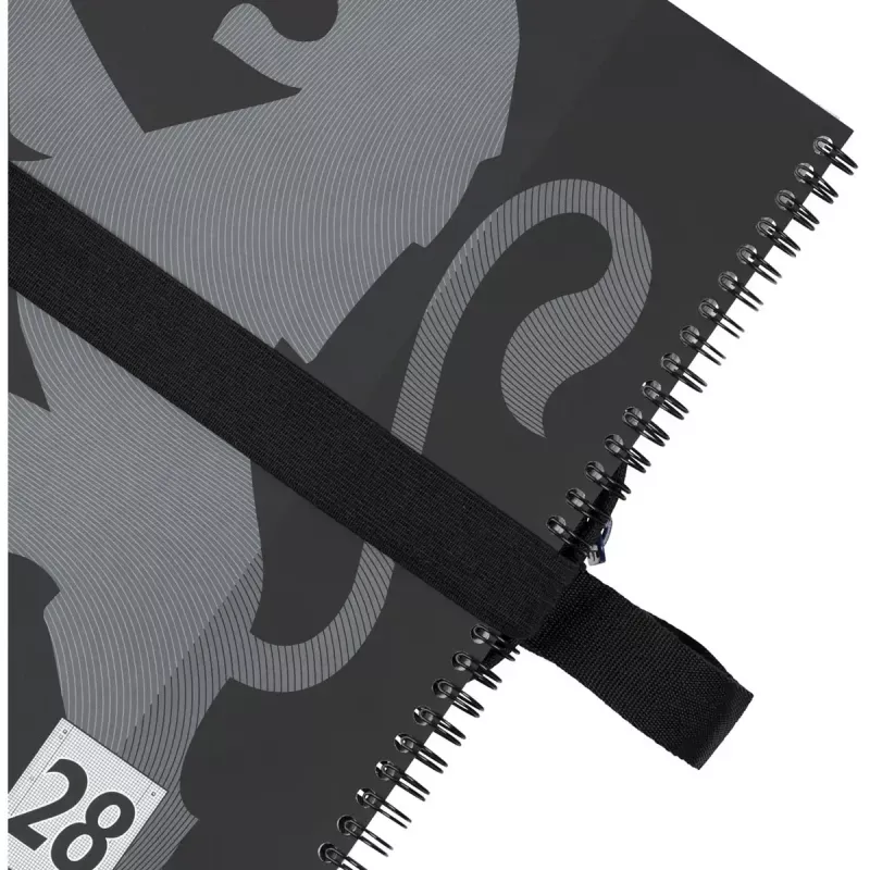 Soft pencil case Oxford 400183523 Black 220x70x90 mm