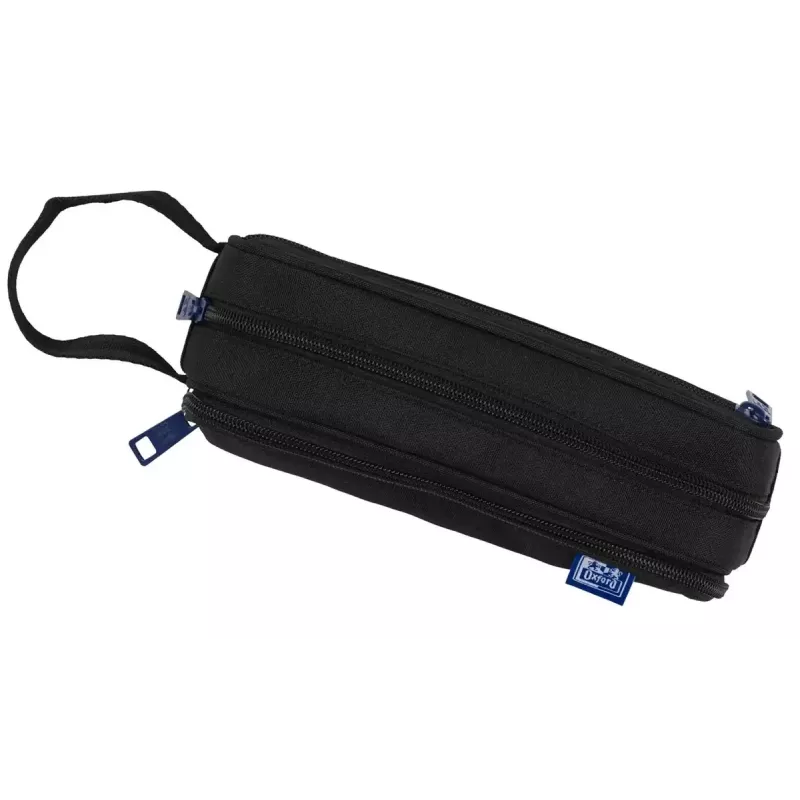 Soft pencil case Oxford 400183523 Black 220x70x90 mm