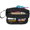 Soft pencil case Oxford 400183523 Black 220x70x90 mm