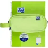 Soft pencil case Oxford 400183525 Green 220x70x90 mm