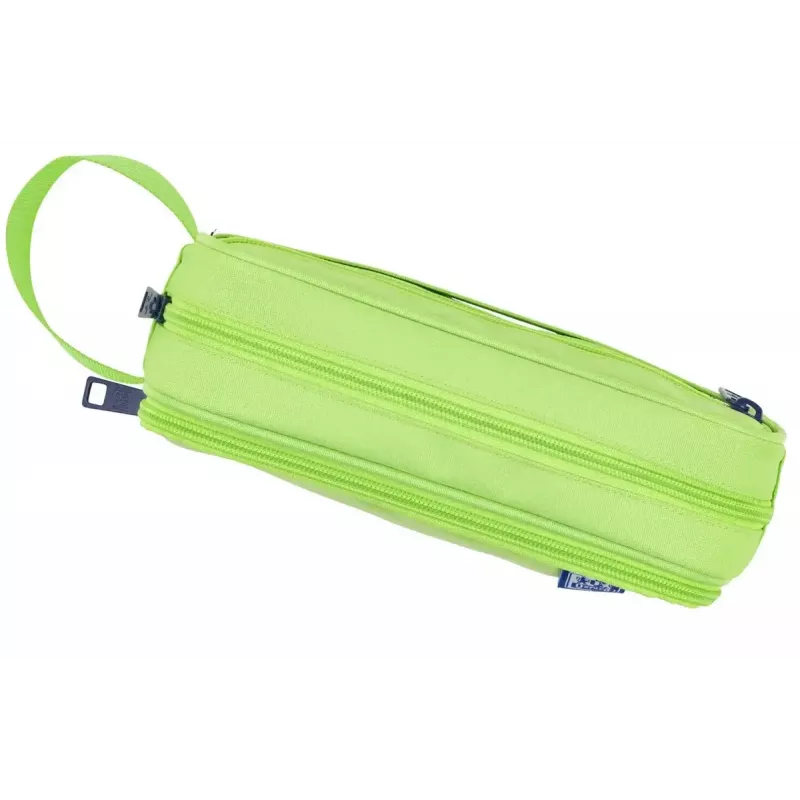 Soft pencil case Oxford 400183525 Green 220x70x90 mm