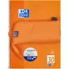 Soft pencil case Oxford 400183528 Orange 220x70x90 mm