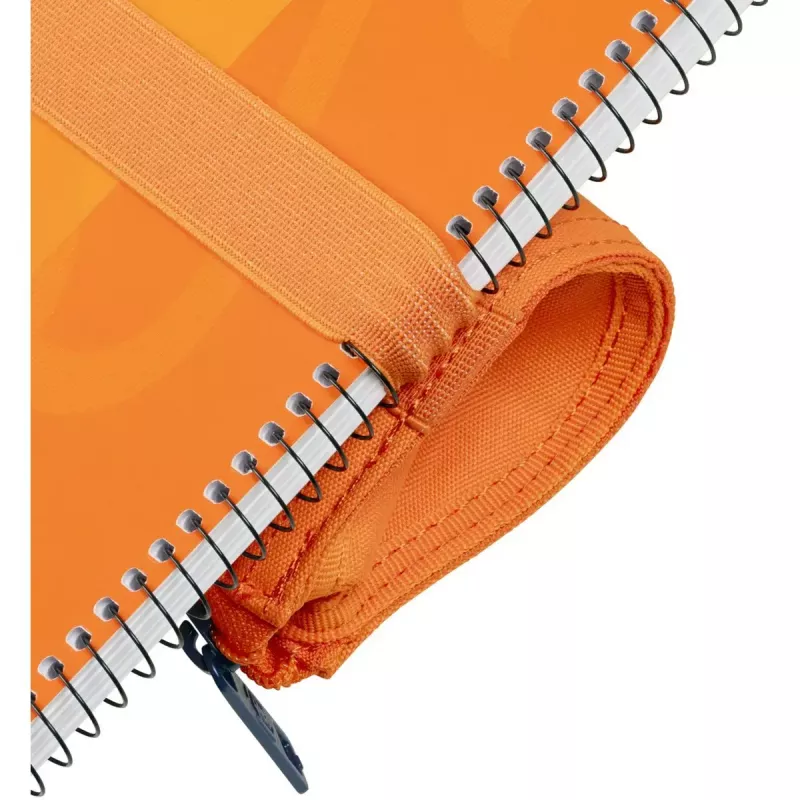 Soft pencil case Oxford 400183528 Orange 220x70x90 mm