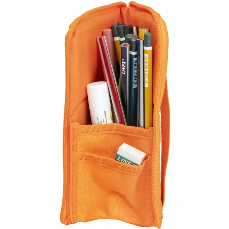 Soft pencil case Oxford 400183528 Orange 220x70x90 mm