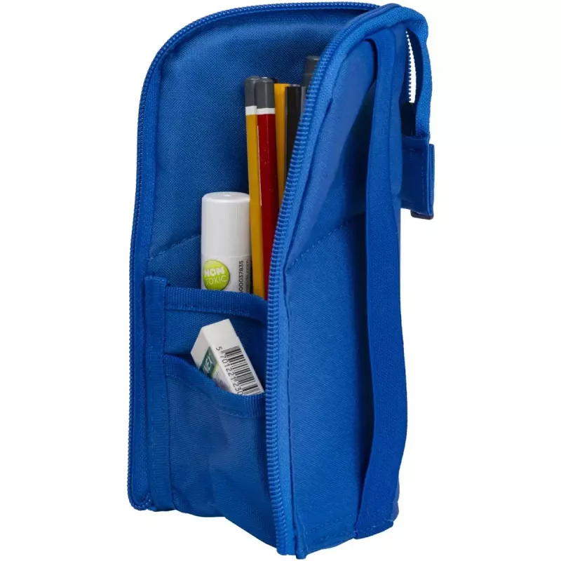Soft pencil case Oxford 400183529 Blue 220x70x90 mm