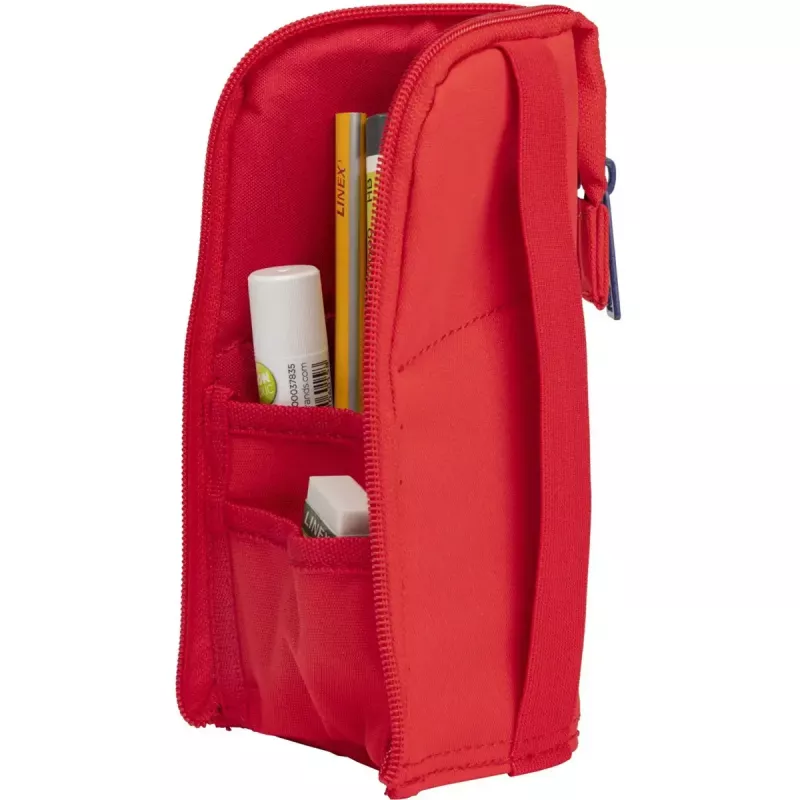 Soft pencil case Oxford 400183527 Red 220x70x90 mm