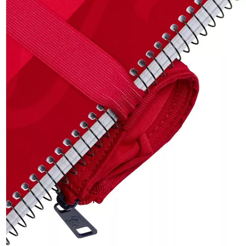 Soft pencil case Oxford 400183527 Red 220x70x90 mm