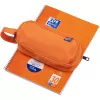 Soft pencil case Oxford 400183506 Orange 220x70x90 mm