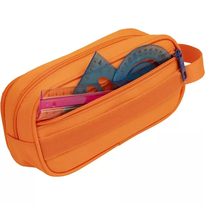Soft pencil case Oxford 400183506 Orange 220x70x90 mm
