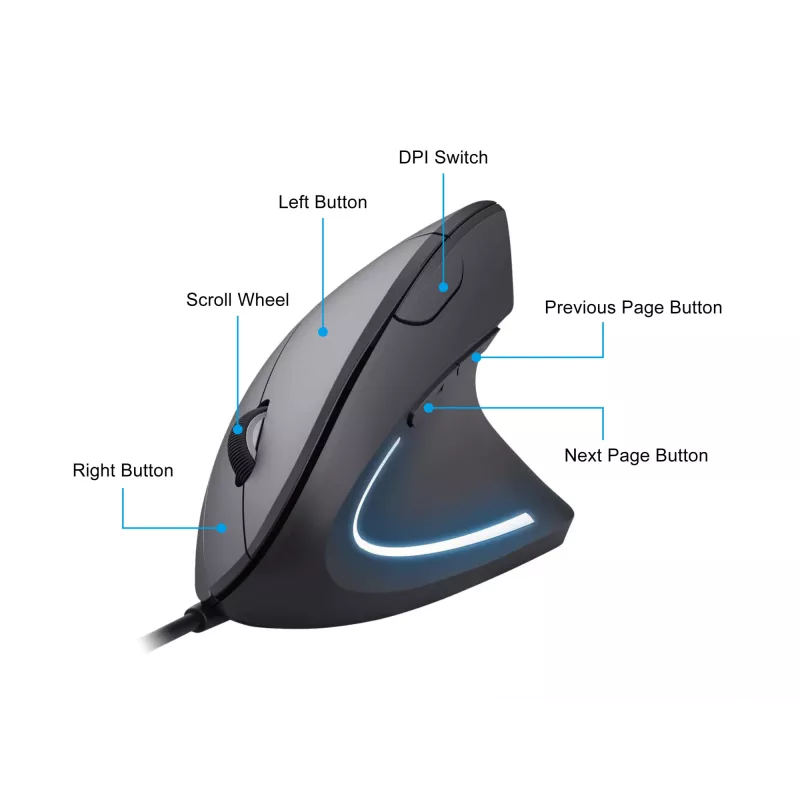 Equip 245118 mouse Universal Right-hand USB Type-A Optical 3200 DPI