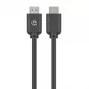 Manhattan HDMI 4K@60Hz Cable with Ethernet, 2m, Suitable for ALL 4K & 1080p/HD uses - when upgrading now or have it ready for when you need it, Male to Male, Black, Ultra HD 4k x 2k, Lifetime Warranty, Premium High Speed, Equivalent to HDMM2MP