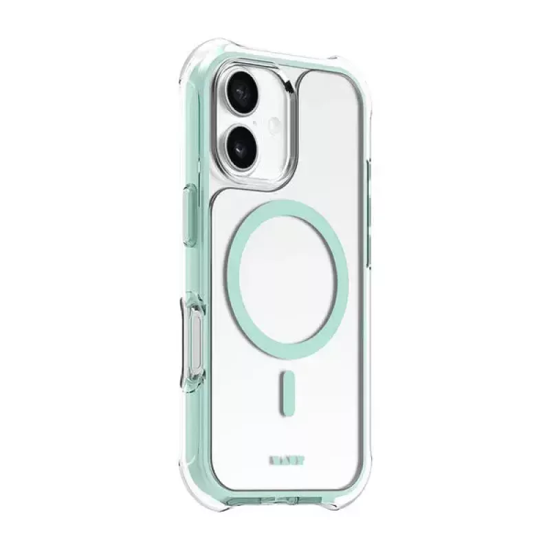 LAUT AERO PROTECT mobile phone case Mint Transparent for iPhone 17