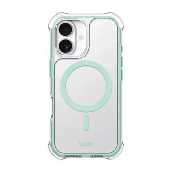 LAUT AERO PROTECT mobile phone case Mint Transparent for iPhone 17