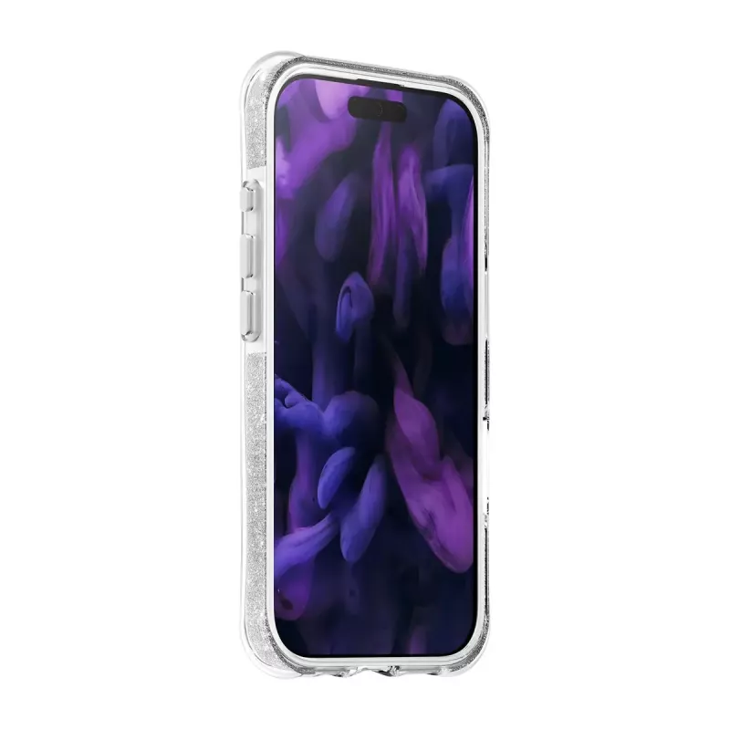 Cover LAUT AERO SPARKLE iPhone 17 16 cm Silver Transparent
