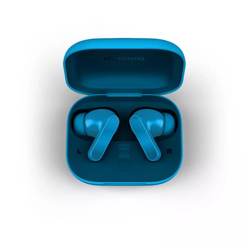 Motorola Moto Buds Bass Headset True Wireless Stereo (TWS) In-ear Calls/Music Bluetooth Blue