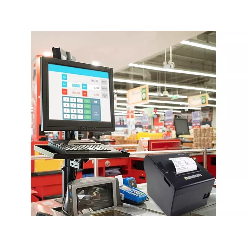 Thermal POS Receipt Printer EQUIP 58/80mm with Auto Cutter, USB/Ethernet/Serial, Cash Drawer, 203x203 DPI