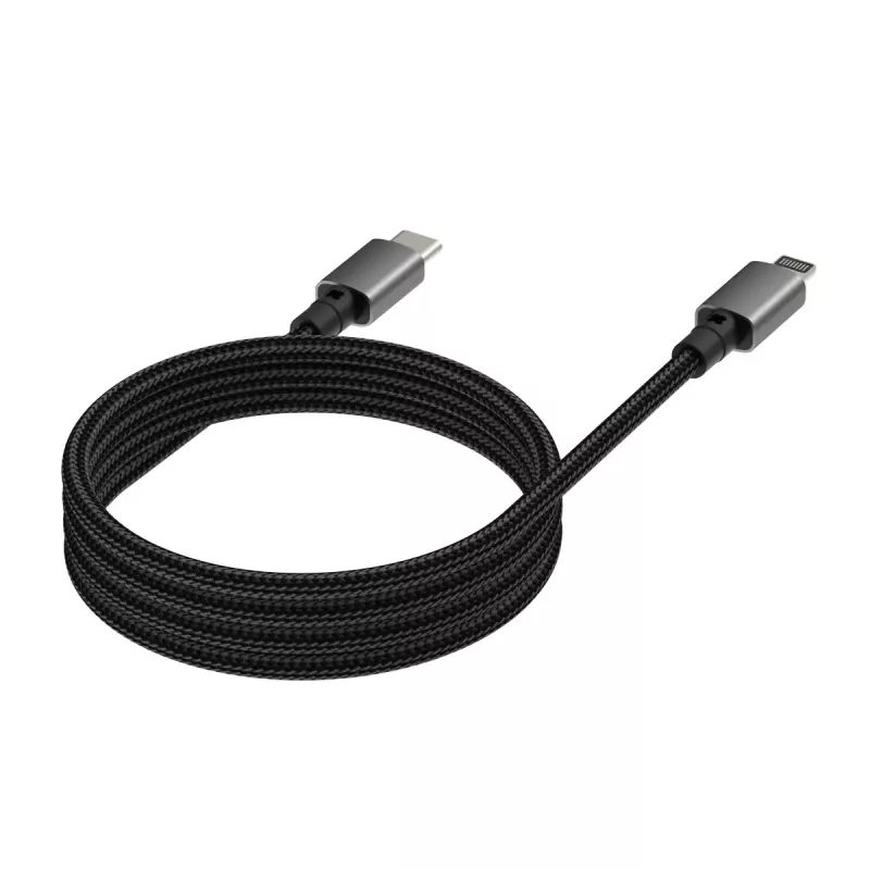 VISION Lightning to USB‑C cable TC 1MLTGMAG/BL — 1 m, 27 W, 5 A, black
