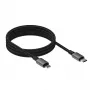 VISION Lightning to USB‑C cable TC 1MLTGMAG/BL — 1 m, 27 W, 5 A, black
