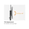 TV Trolley EQUIP 37 inch–70 inch Economy for 37–70 inch screens, 70 kg capacity, VESA 100x100–600x400, height 1337–1430 mm, tilt -10°–5°, black