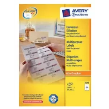 Printer Label Avery 3679 White