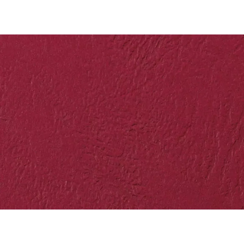 GBC LeatherGrain Binding Covers 250gsm A4 Dark Red (100), A4, Red, 250 g/m², 211 mm, 298 mm, 27 mm
