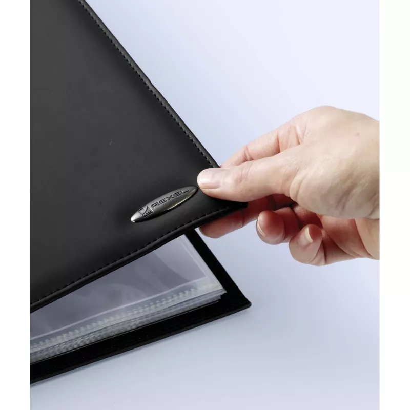 Rexel Soft Touch Smooth A4 Display Book 36 Pocket Black, Black, Polypropylene (PP), 36 pockets, A4, 648.5 g, 237 mm