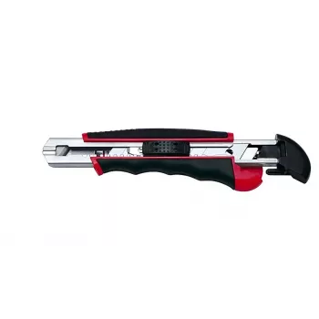 Utility knife WEDO 78 418 Black Red Snap-off blade