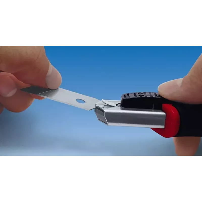 Utility knife WEDO 78 418 Black Red Snap-off blade