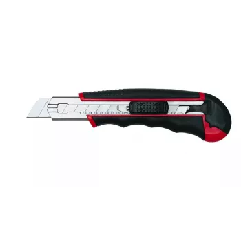 Utility knife WEDO 78 418 Black Red Snap-off blade