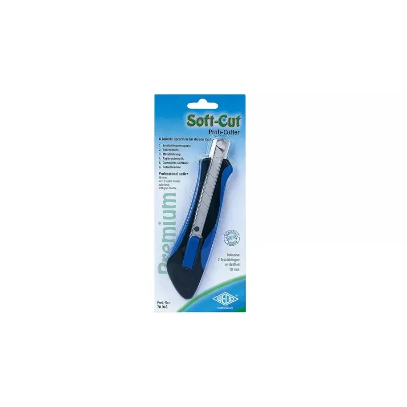 Paper Cutter WEDO 78 918 Black Blue