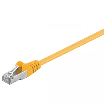 Networking cable RB-LAN Cat5e F/UTP (FTP) 1.5 m, RJ-45 to RJ-45, yellow