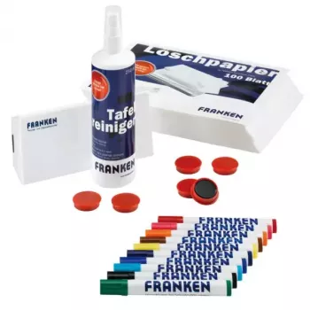 Accessory set Franken Starter Sets 04 Board cleaning spray Blotting paper Board eraser Board marker