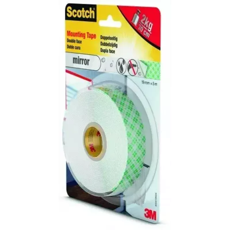 Stationery Tape 3M 40031950 Transparent 5 m Strong Adhesion 19 mm
