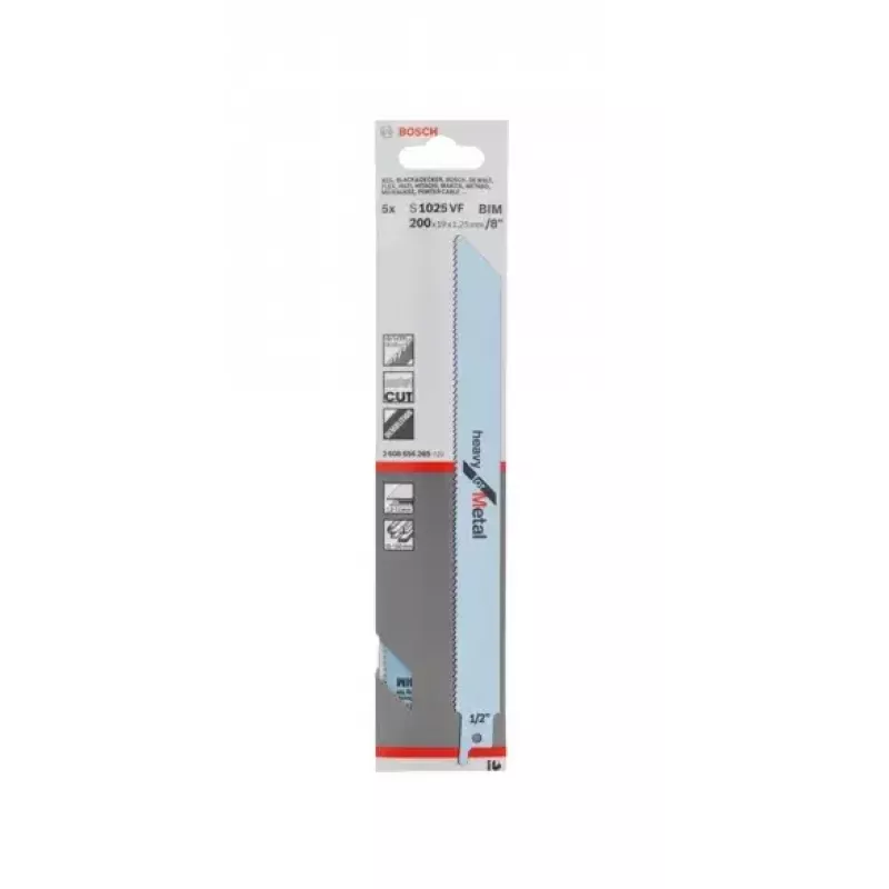 Bosch 2 608 656 265 jigsaw/scroll saw/reciprocating saw blade Sabre saw blade Bimetal 5 pc(s)