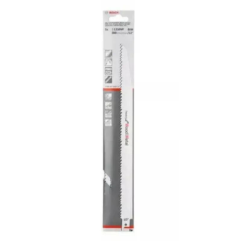 Sabre saw blade Bosch S 1210 VF Bimetal 30 cm 5-8 TPI
